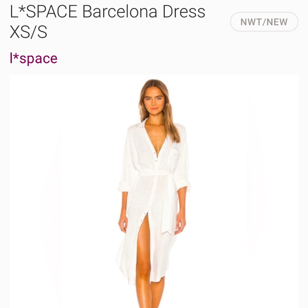 NWT L*SPACE Barcelona Dress XS/S